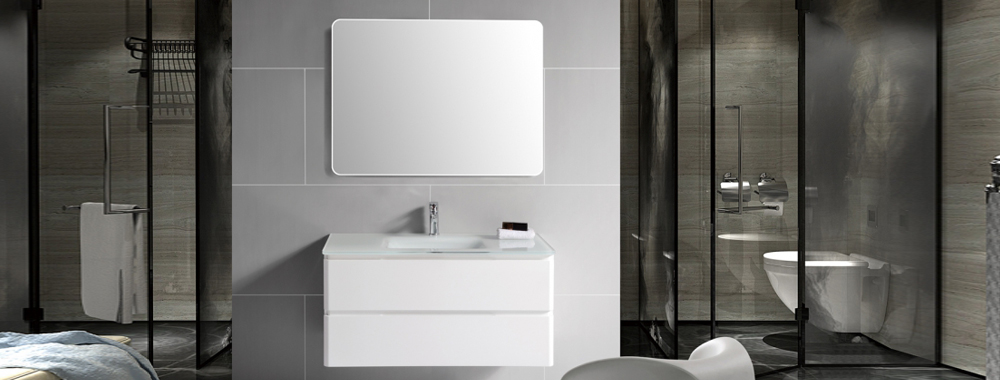 IL306 Modern Bathroom Basin Cabinet Set with Mirror