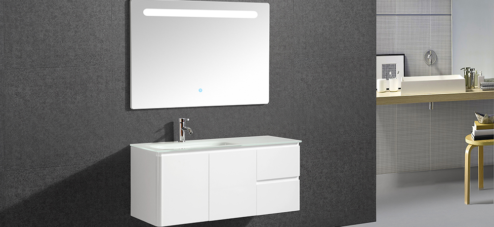 IL-309 Wall Mounted Bathroom Vanity Set with Mirror